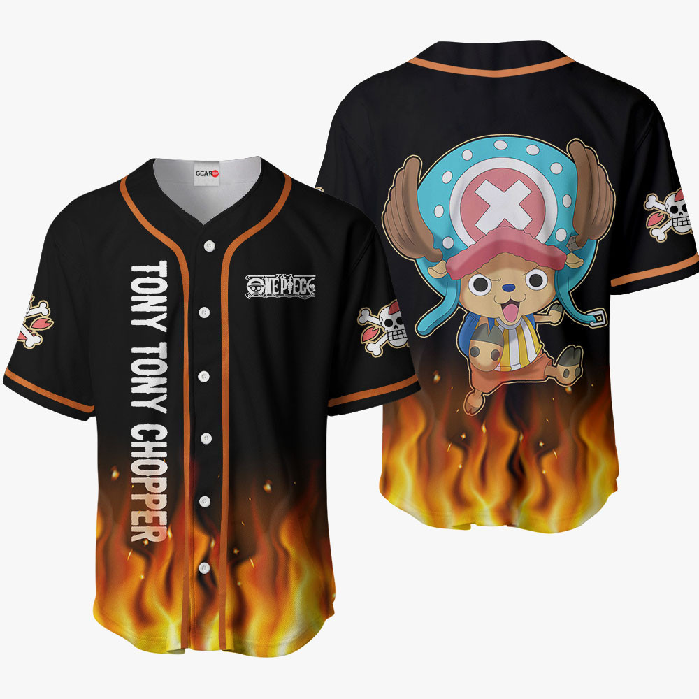 Tony Tony Chopper Baseball Jersey OP Anime For Men And Women