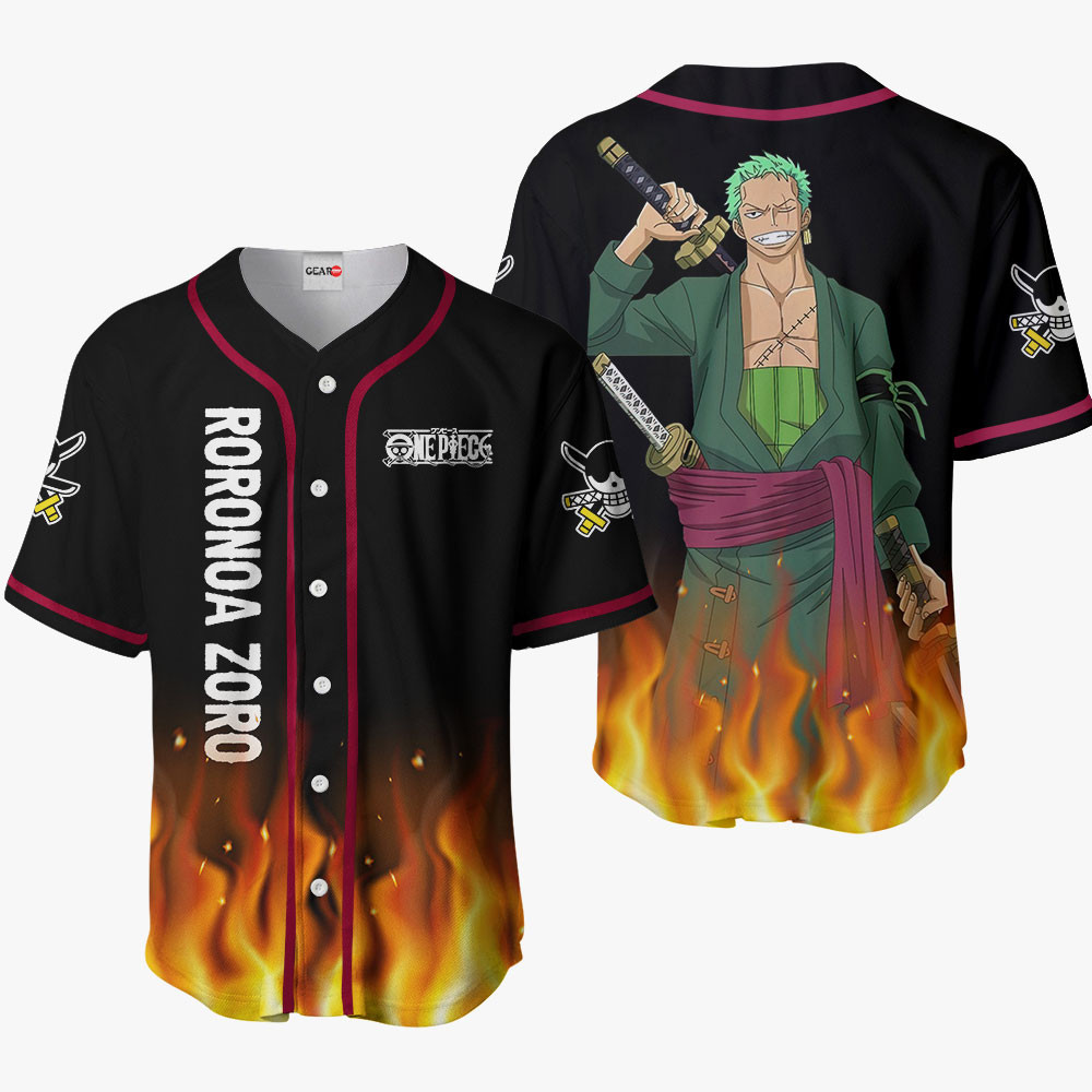 Roronoa Zoro Baseball Jersey OP Anime For Men And Women