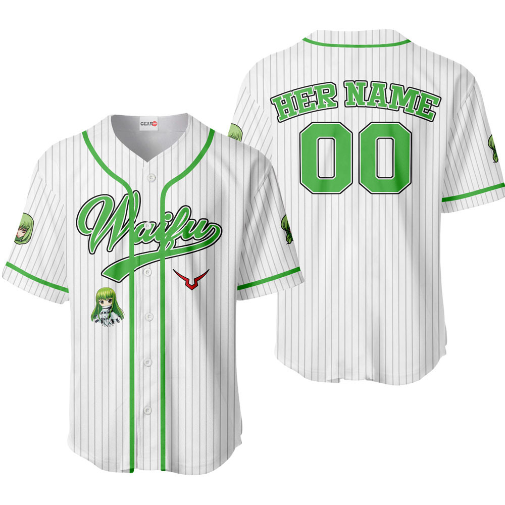 C.C. Baseball Jersey Waifu Personalized Edition For Men And Women