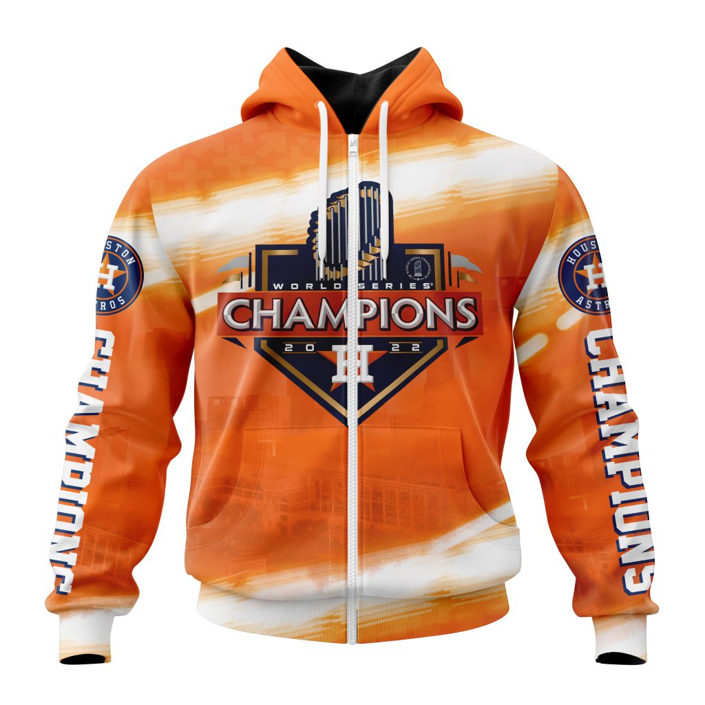 Mlb Houston Astros 2022 World Series Champions Zip Hoodie
