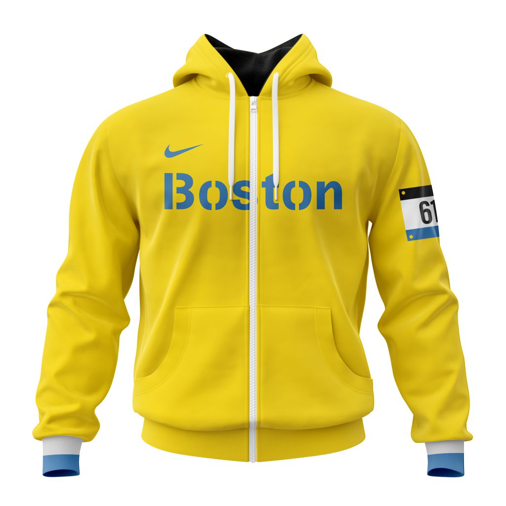 Boston Red Sox Mlb Personalized City Connect 3D Zip Hoodie