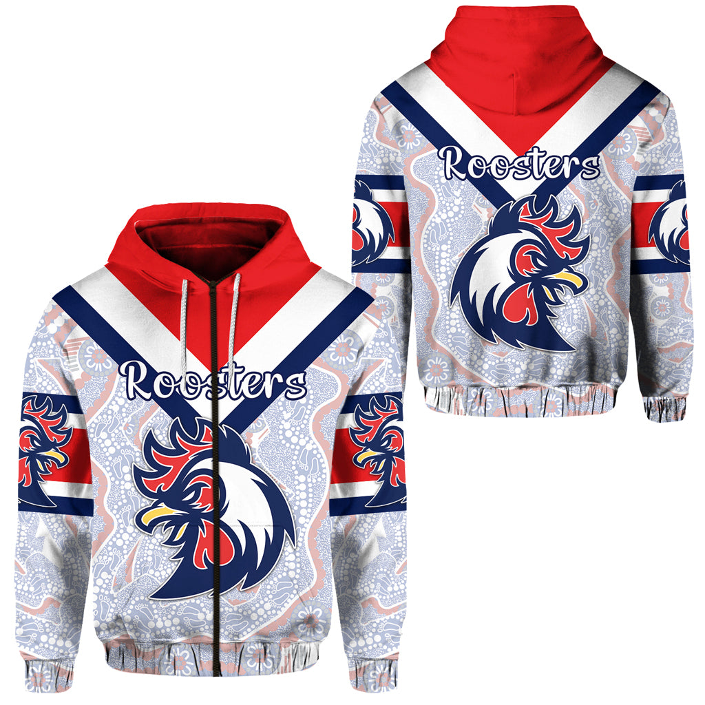 Nrl Sydney Roosters Indigenous Zip Up Hoodie