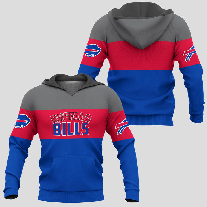 Buffalo Bills Zip Up Hoodies Extreme Pullover Hoodie 3D