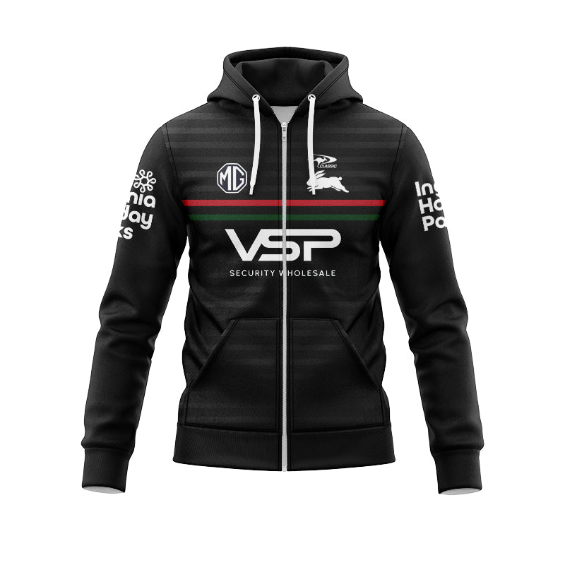 Nrl South Sydney Rabbitohs Custom Name Number Training Jersey Zip Up Hoodie