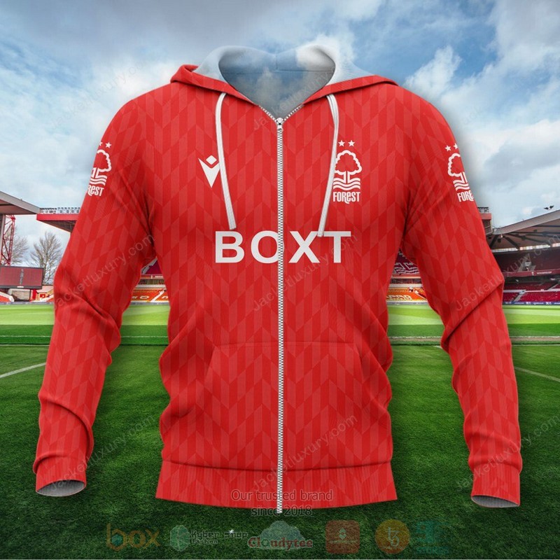 Nottingham Forest Fc Premier League Zip Up Hoodie