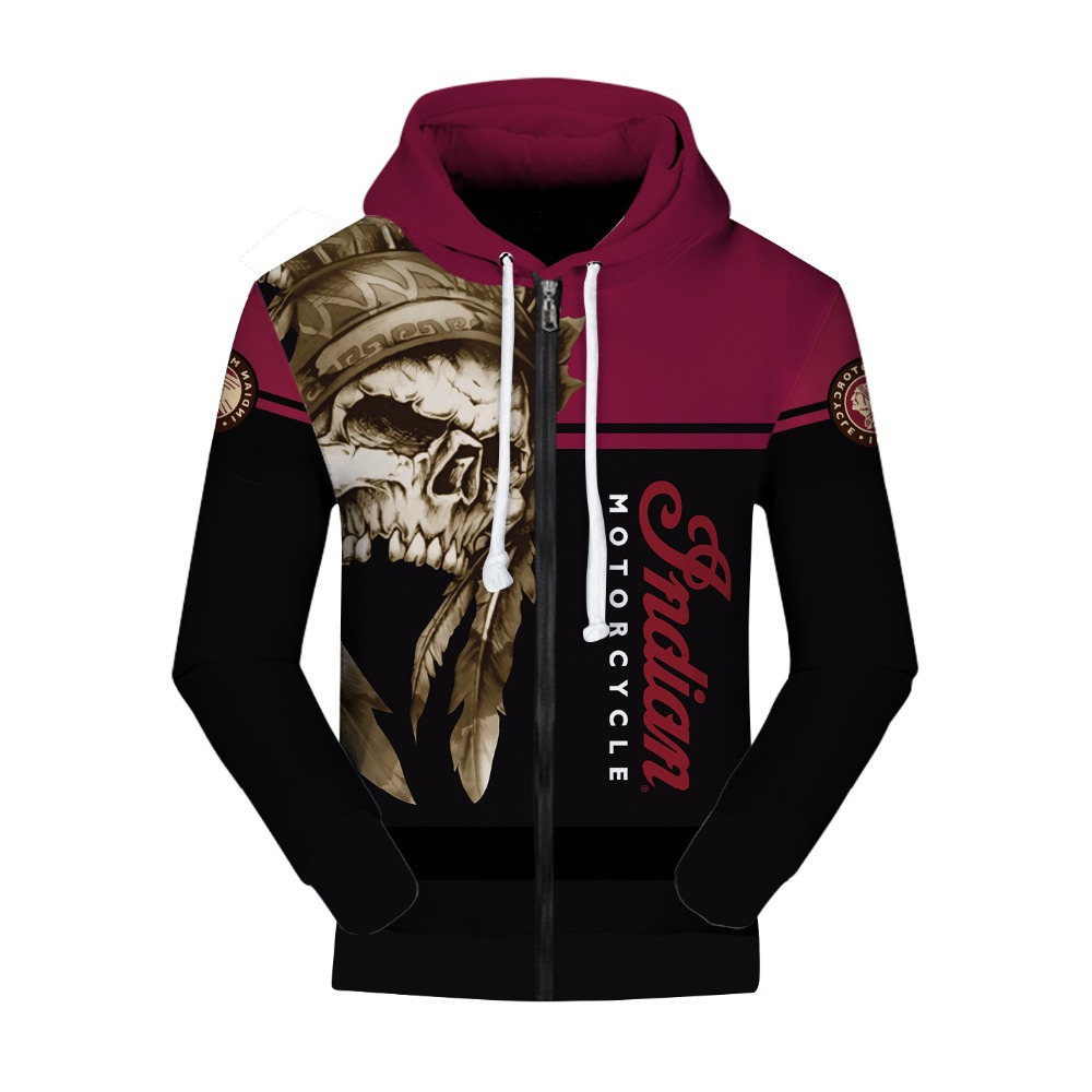 Indian Motorcycles Special Edition Zip Up Hoodie