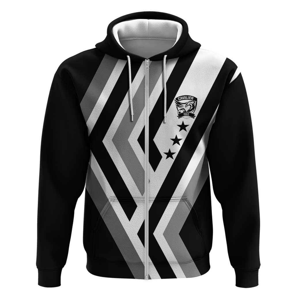 Cavalier Jamaica Football Custom Zip Hoodie Est 1962 Go Champions
