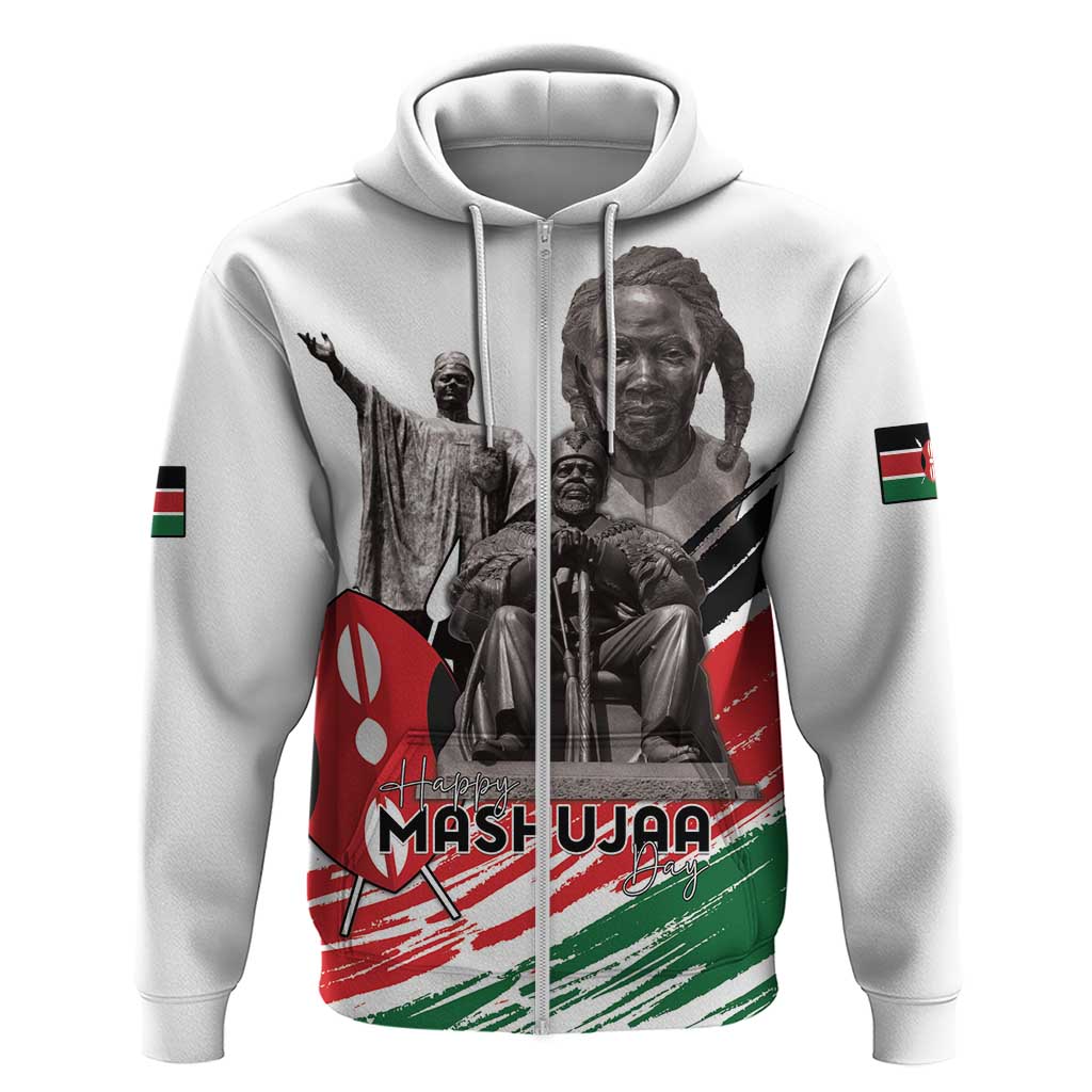 Kenya Mashujaa Day Zip Hoodie Kenyan Heroes
