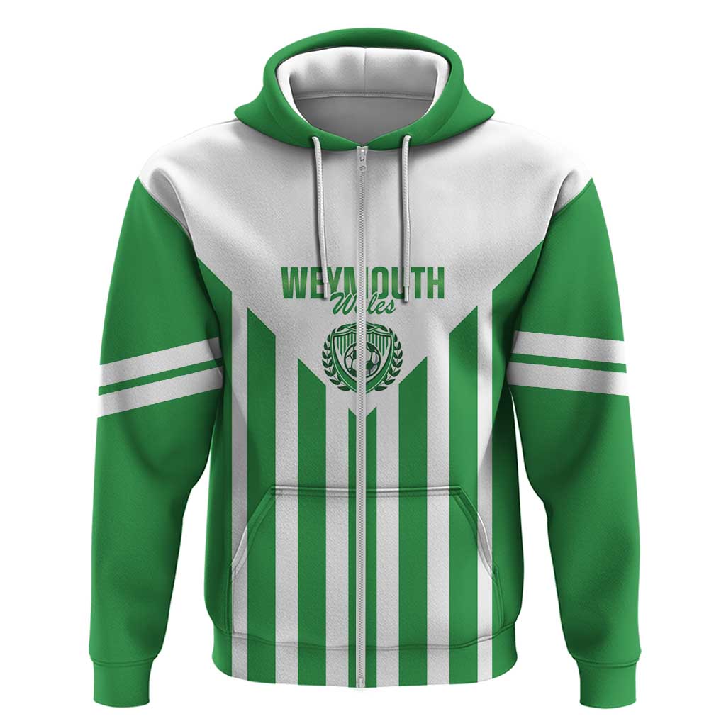 Weymouth Barbados Football Custom Zip Hoodie Come On Wales