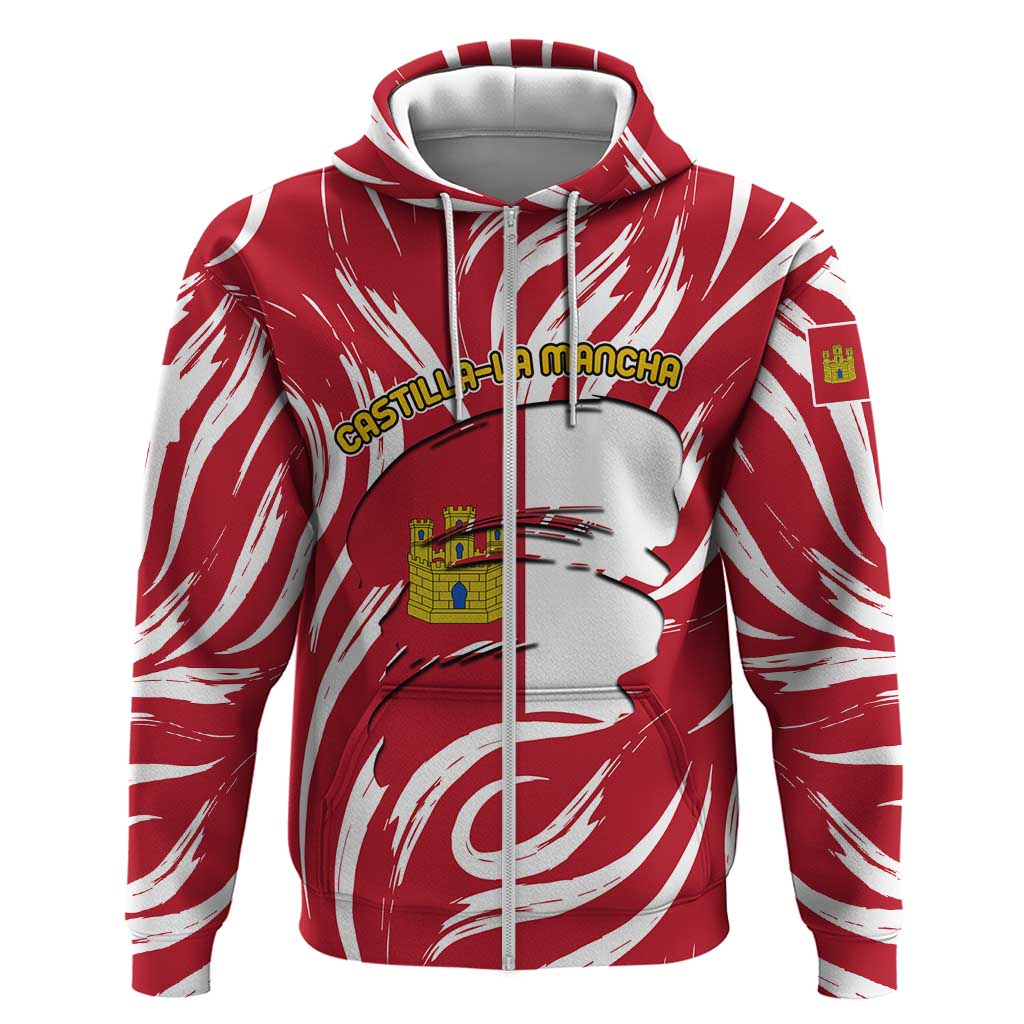 Castilla La Mancha Flag Zip Hoodie Autonomous Community Of Spain
