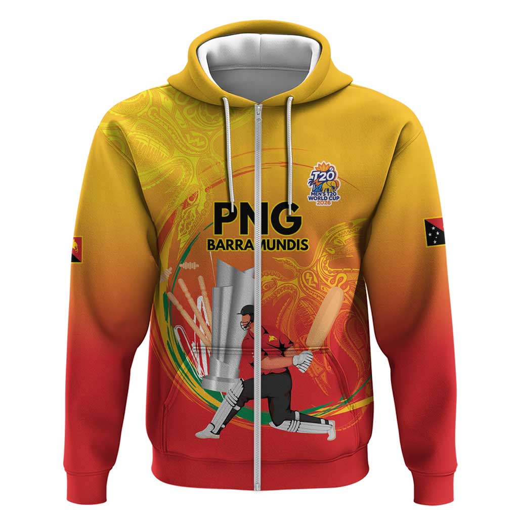 Custom Cricket Png East Asia-Pacific Zip Hoodie Papua New Guinea Rise To Power