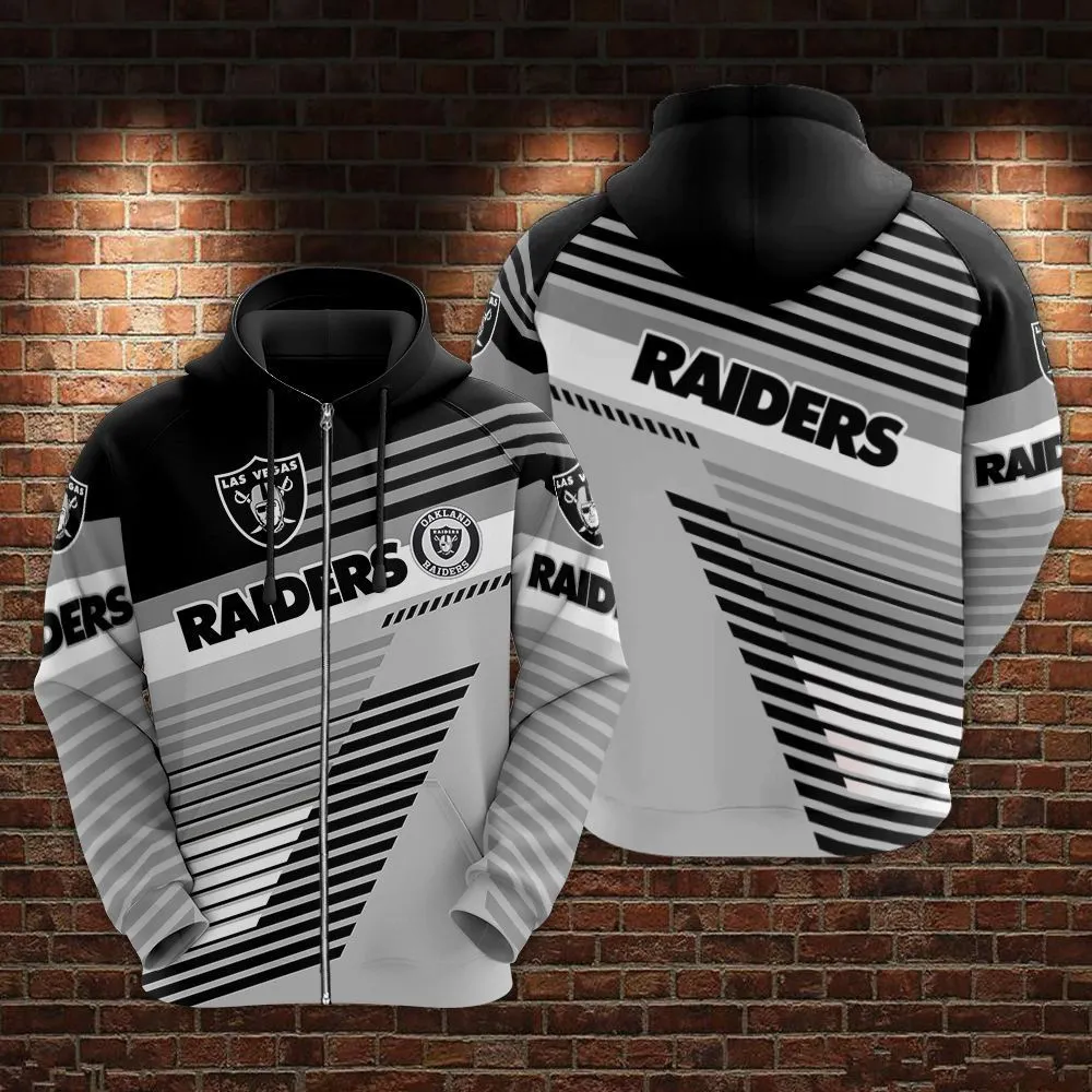 Las Vegas Raiders Limited All Over Print Hoodie Hoodie Zip For Sport Fans