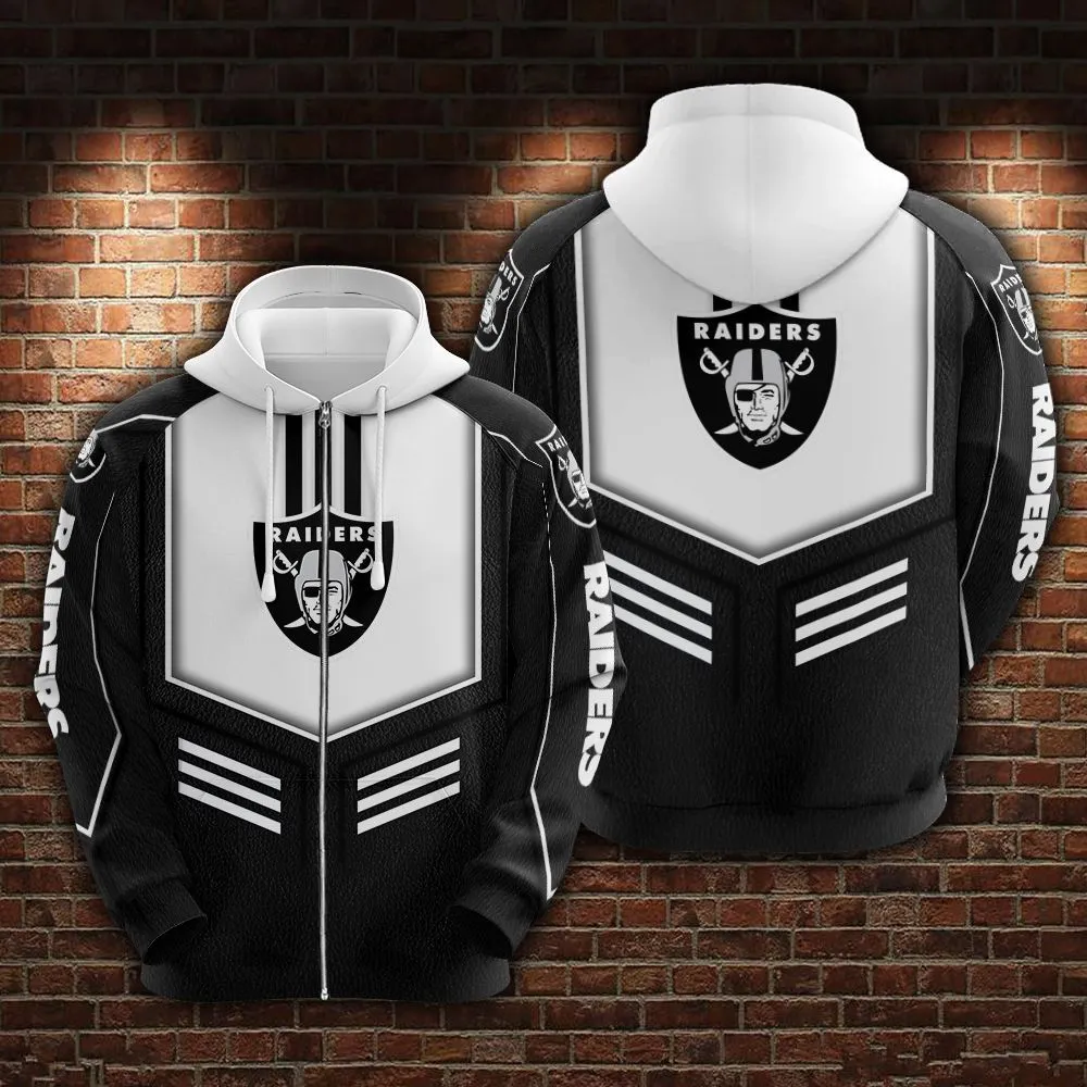 Las Vegas Raiders Limited All Over Print Hoodie Zipper Hoodie For Sport Fans