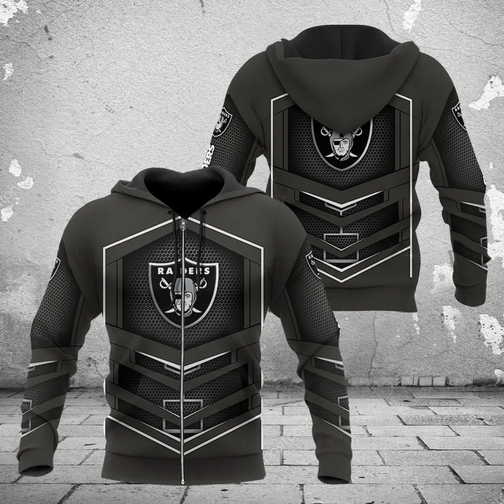 Las Vegas Raiders Limited All Over Print Hoodie Zip Up Hoodie
