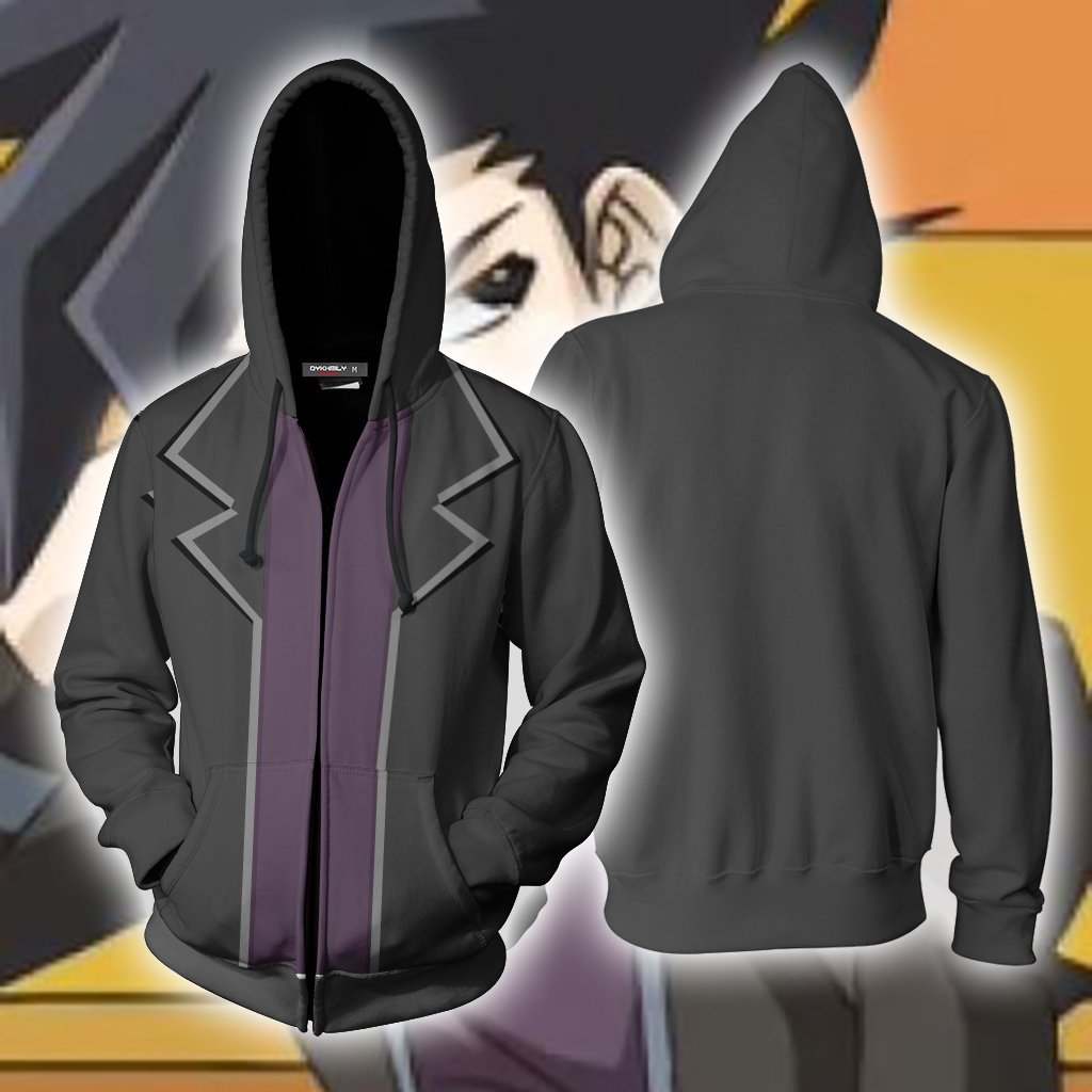 Yu-Gi-Oh Gx Chazz Princeton Cosplay Zip Up Hoodie Jacket
