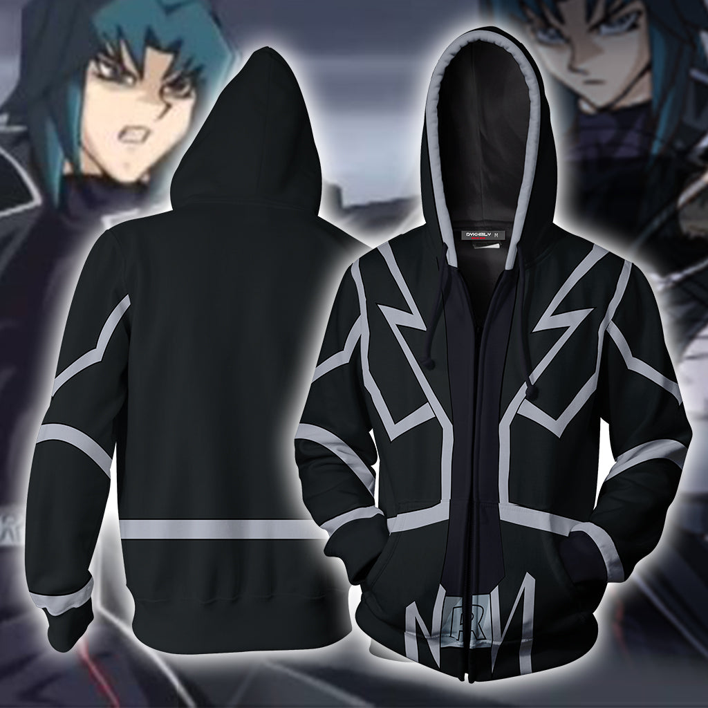 Yu-Gi-Oh Gx Zane Truesdale Cosplay Zip Up Hoodie Jacket