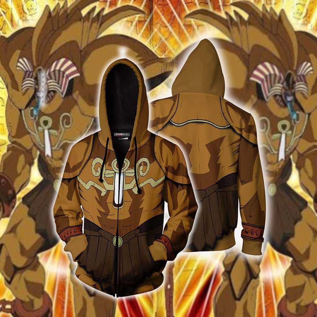 Yu-Gi-Oh Exodia Cosplay Zip Up Hoodie Jacket