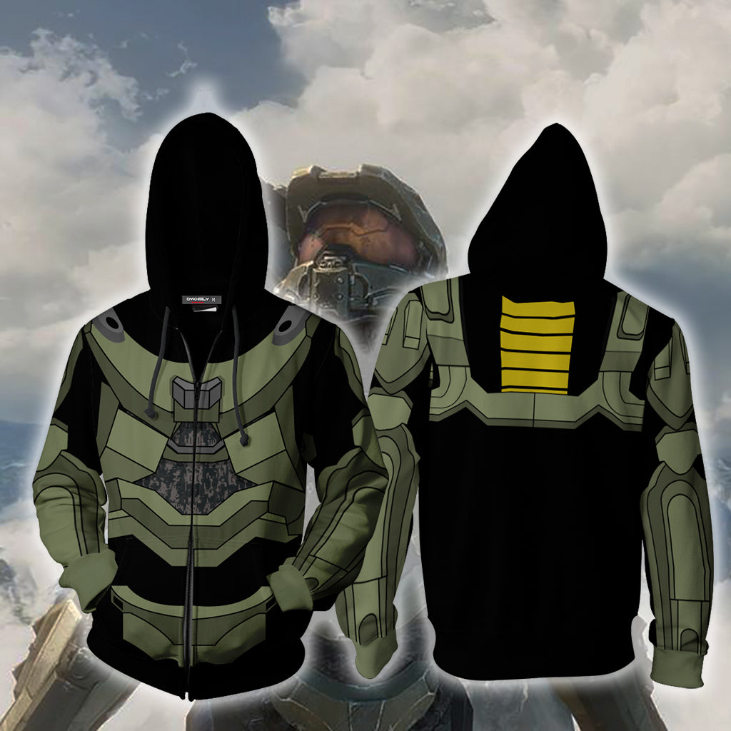 Halo Game Zip Hoodie Jacket For Men And Women Jacket