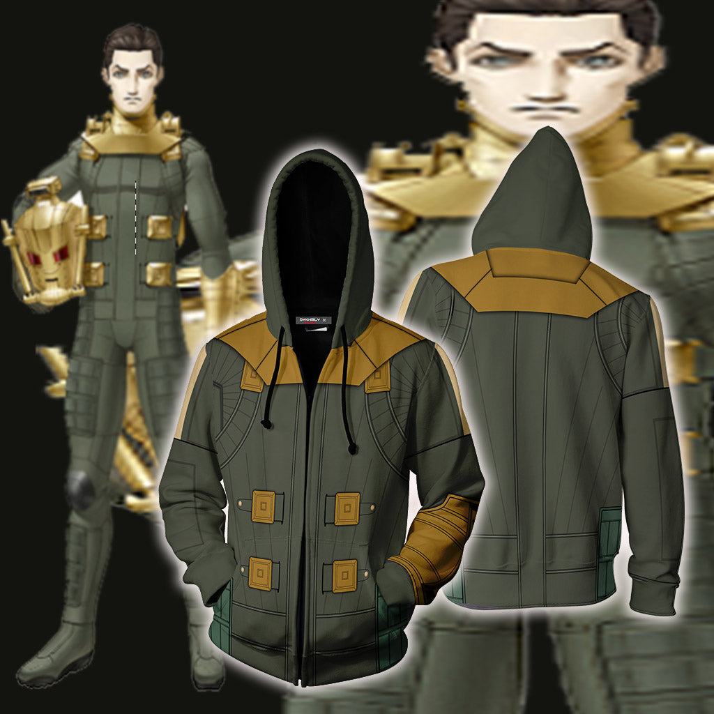 Shin Megami Tensei Strange Journey Cosplay Zip Up Hoodie Jacket