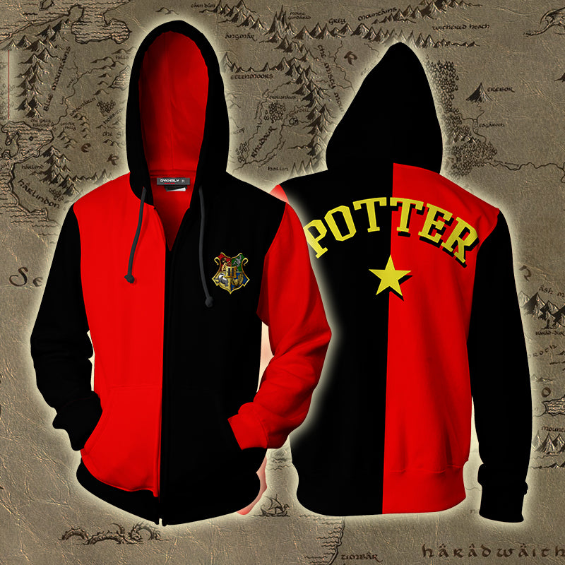 Triwizard Tournament Harry Potter Potter Zip Up Hoodie