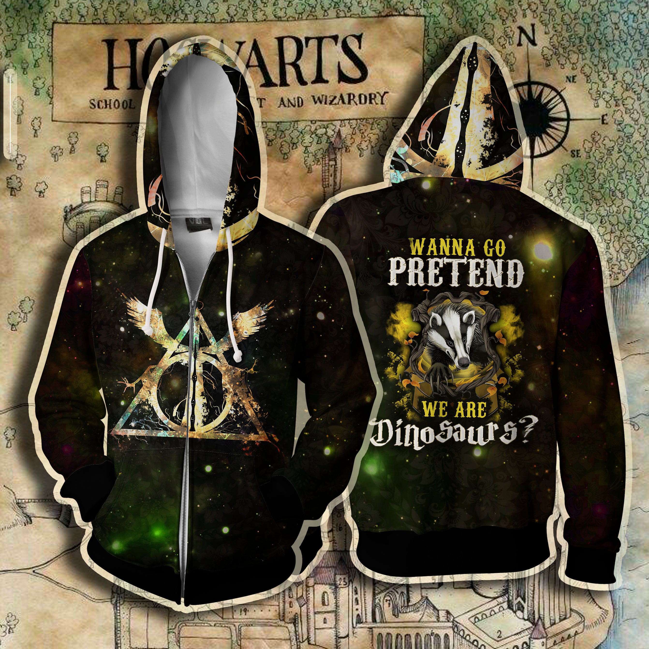 Hufflepuff Harry Potter - Wanna Go Pretend We Are Dinosaurs?