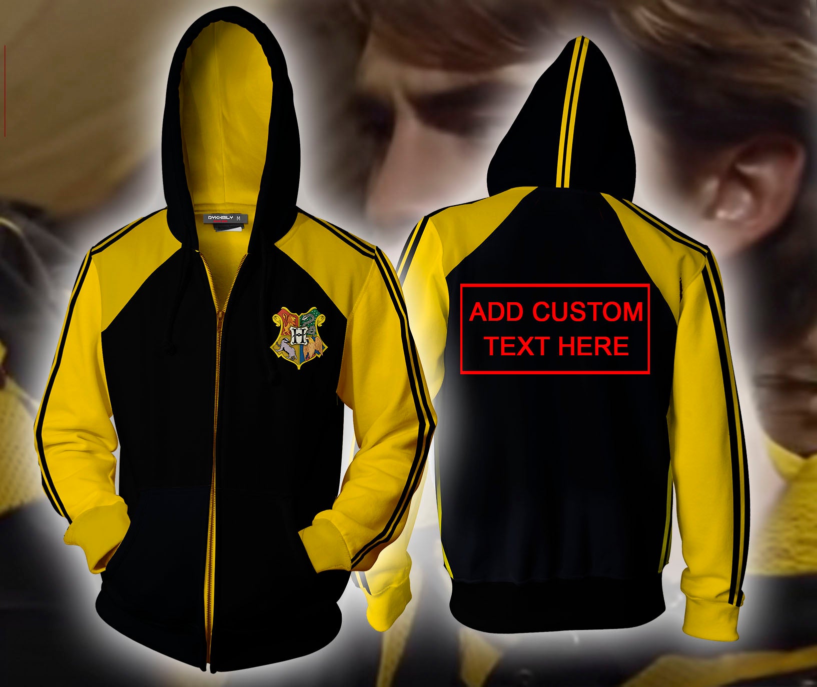 Harry Potter Quidditch World Cup Custom Zip Up Hoodie