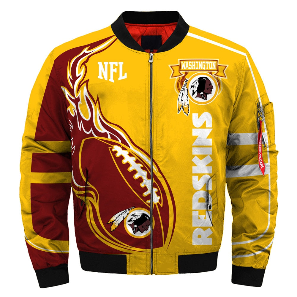 Latest Design 2019 Nfl Bomber Jacket Custom Washington Redskins Starter Jacket