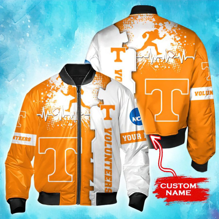 Ncaa Tennessee Volunteers Custom Name Bomber Jacket