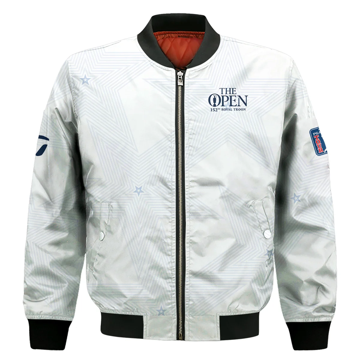 152Nd The Open Championship Golf Taylor Made Bomber Jacket Stars White Navy Golf Sports Bomber Jacket For Men Women