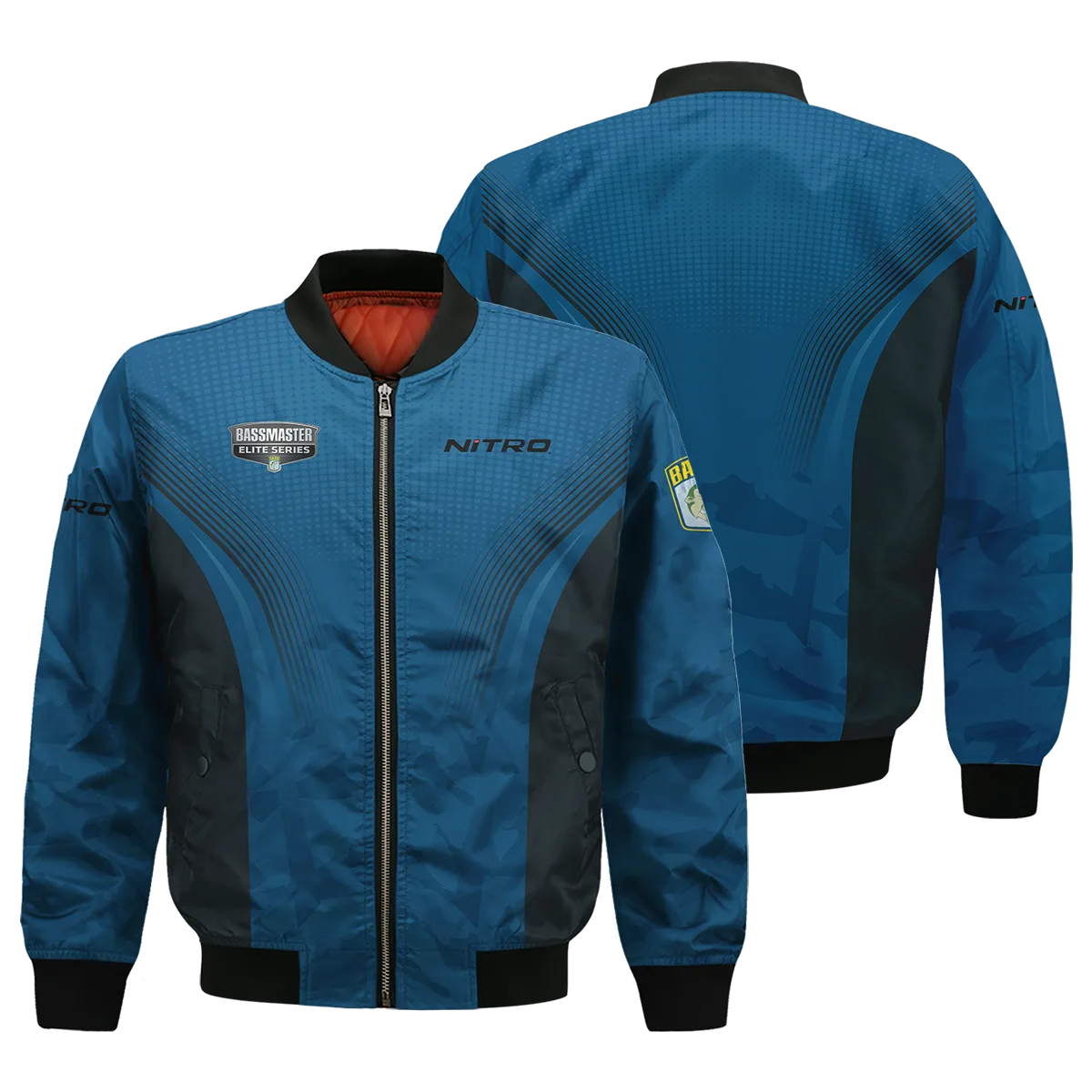 Fishing Tournaments Sport Classic Bomber Nitro Bassmaster Elite Tournament Bomber Jacket For Fans