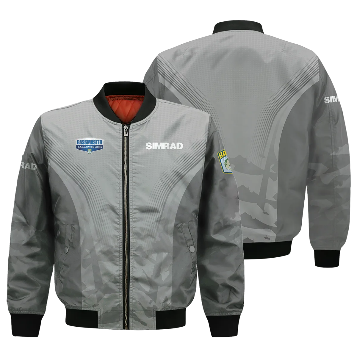 Fishing Tournaments Sport Classic Bomber Simrad B.A.S.S. Nation Tournament Bomber Jacket For Men Women