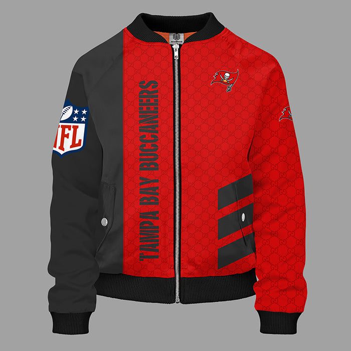 Tampa Bay Buccaneers Red Bomber Jacket Gucci Luxury Jacket For Women Men