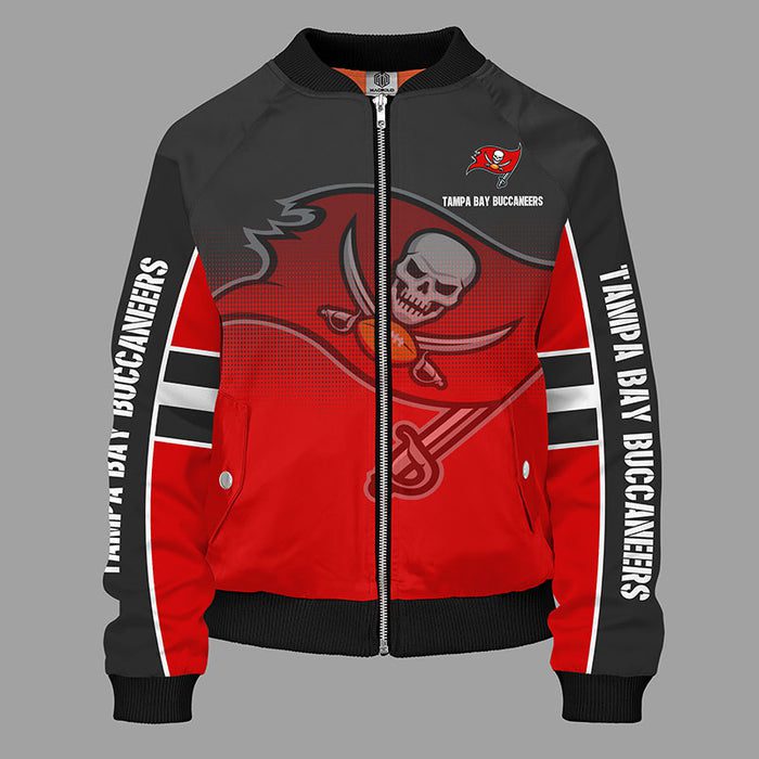 Tampa Bay Buccaneers Red Unisex Bomber Jacket For Women Men
