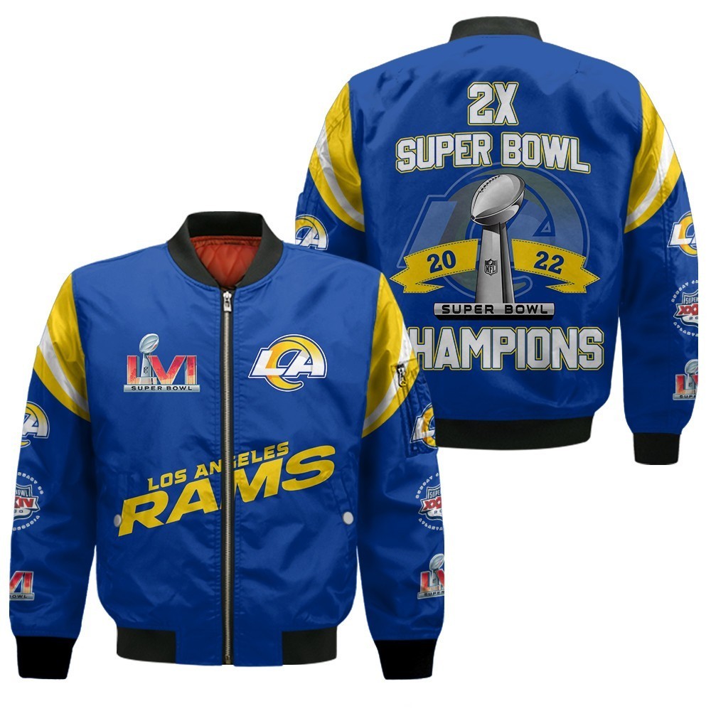 Los Angeles Rams Super Bowl Champions Bomber Jacket