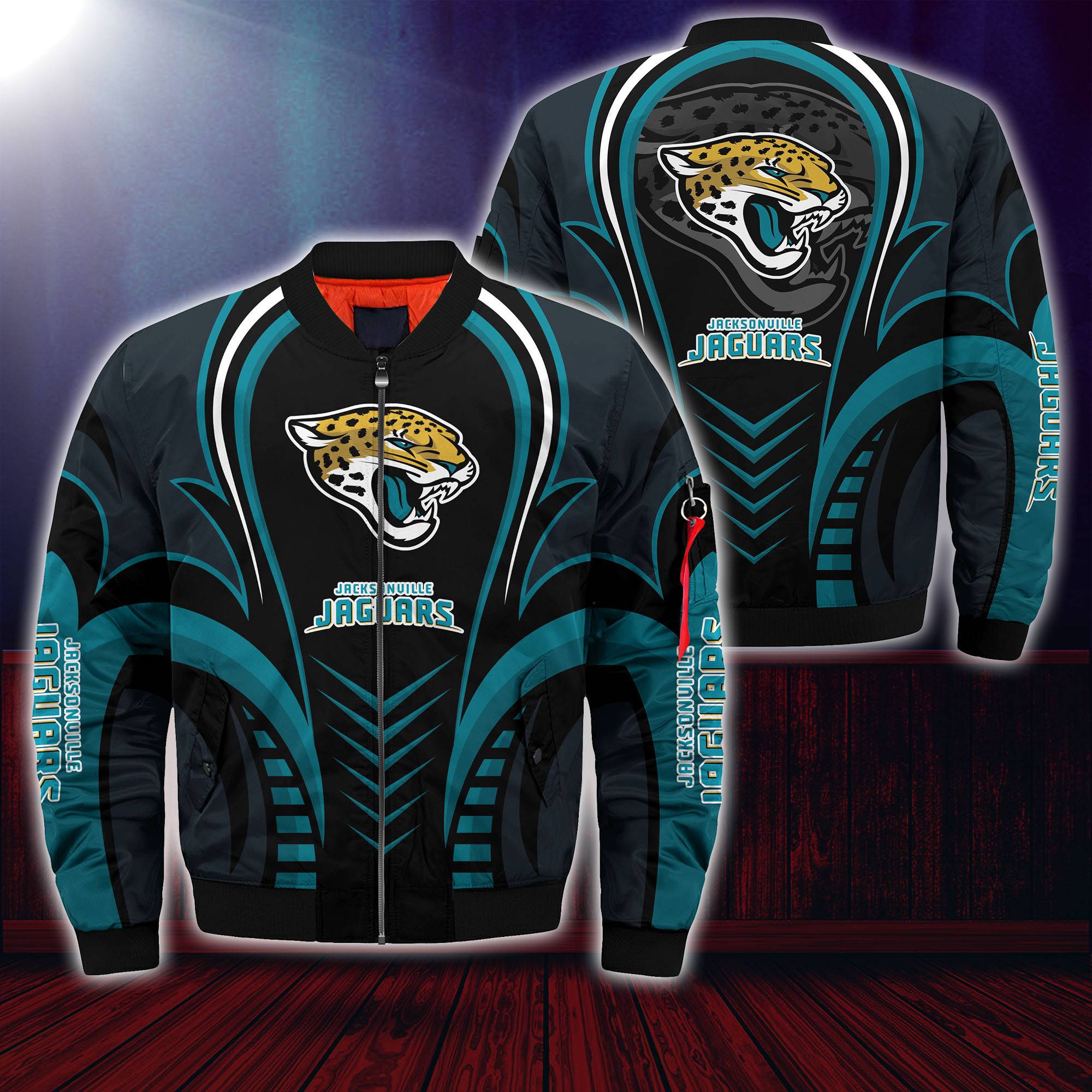 Jacksonville Jaguars Nfl Bomber Jacket For This Season For Women Men