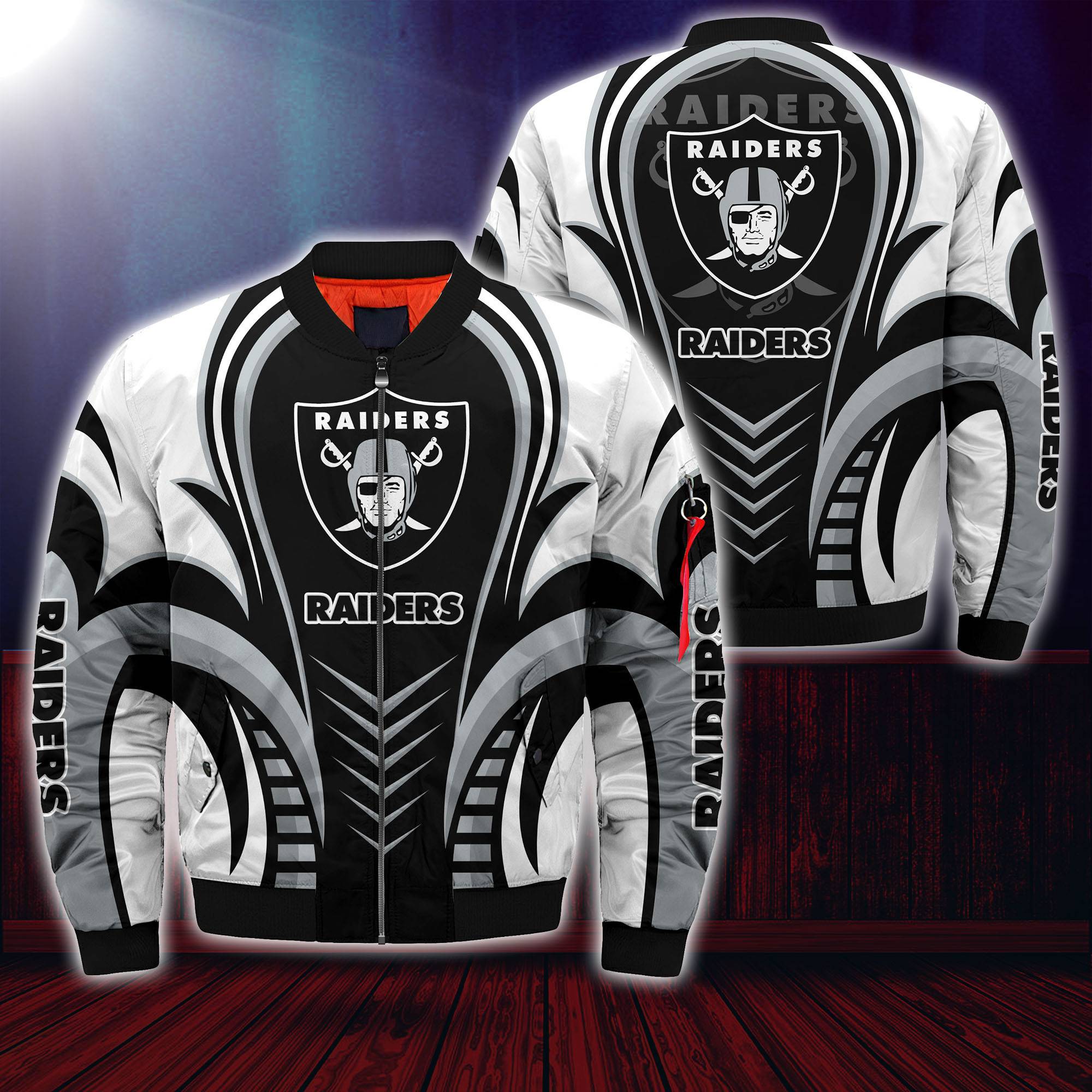 Oakland Raiders Nfl Bomber Jacket For This Season For Women Men