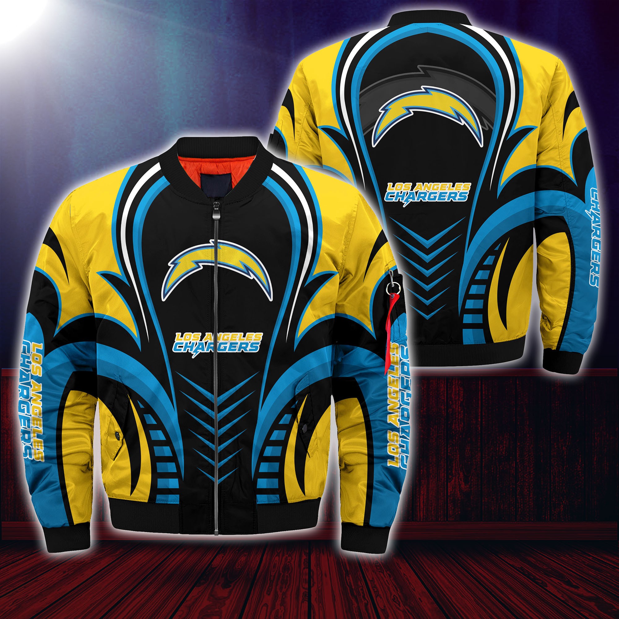 Los Angeles Chargers Nfl Bomber Jacket For This Season For Women Men