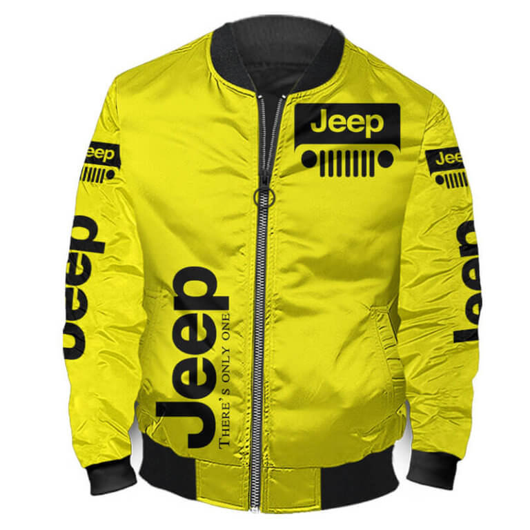 Bomber Jacket Jeep 3D Spring Autumn Casual Jacket For Racer