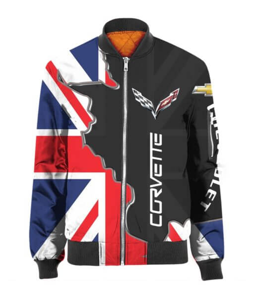 Chevrolet Corvette Chevrolet 3D Spring Autumn Bomber Jacket For Racer Biker For Women Men