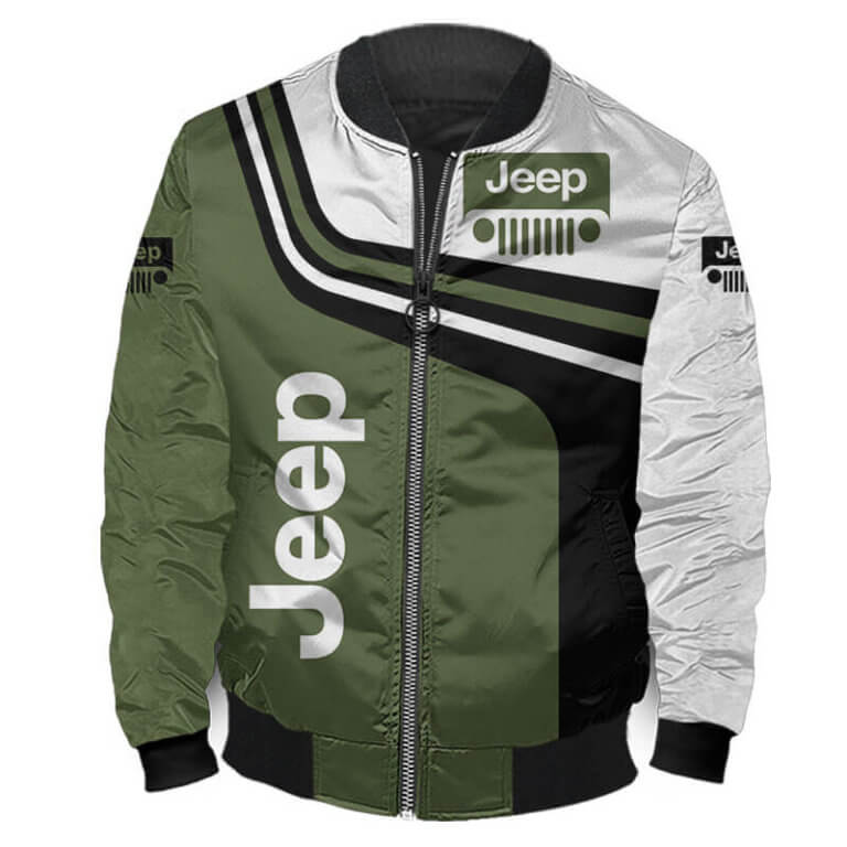 Bomber Jacket Jeep 3D Spring Autumn Casual Jacket For Racing Men And Women