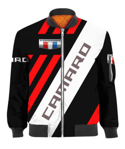 Zipper Bomber Jacket Camaro Car Brand Unisex Fashion Zipper Bomber Jacket For Racer Biker For Women Men
