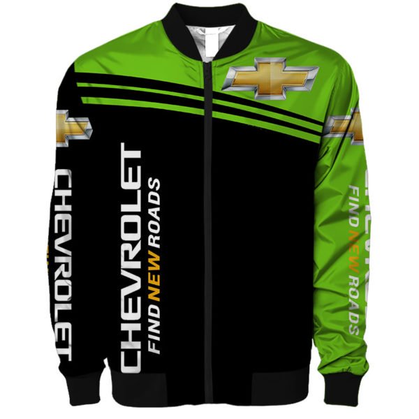 Chevolet Bomber Jacket Chevrolet 3D Spring Autumn Casual For Racer Biker For Women Men