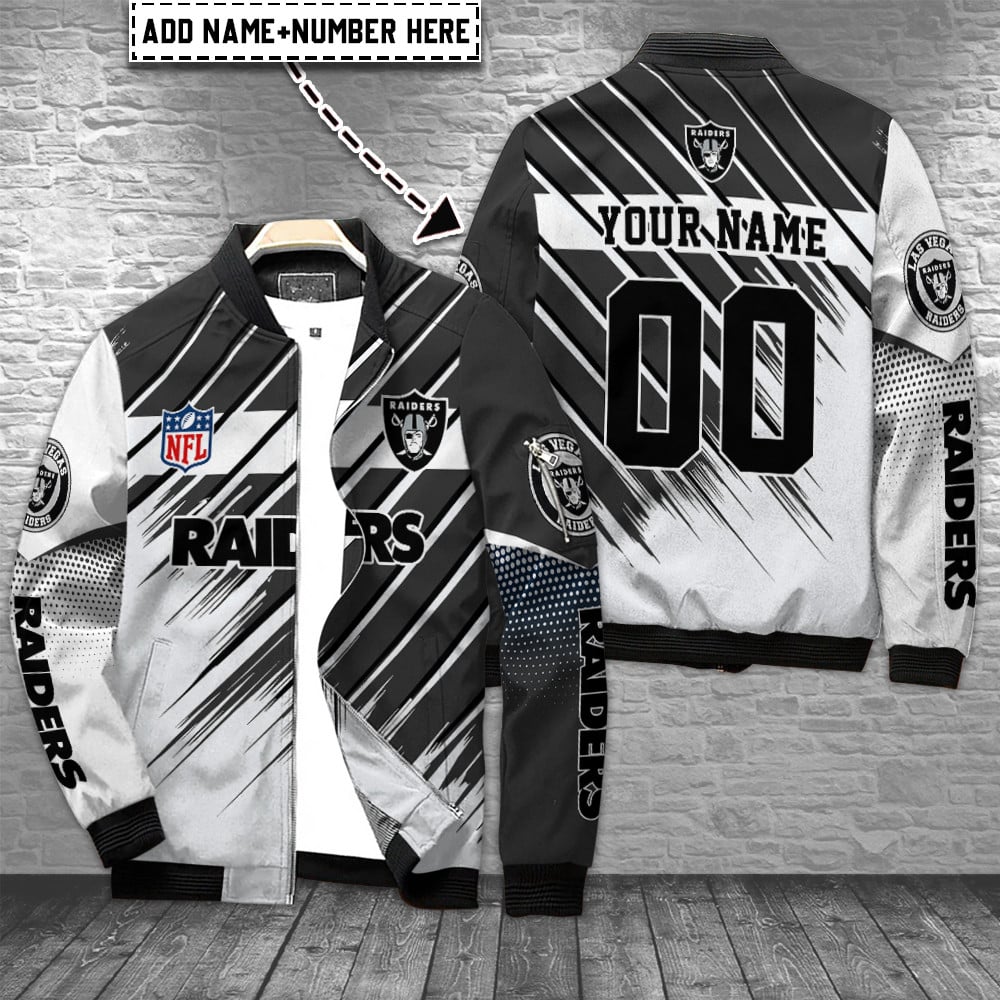 Las Vegas Raiders Personalized Special Bomber Jacket For Sport Fan