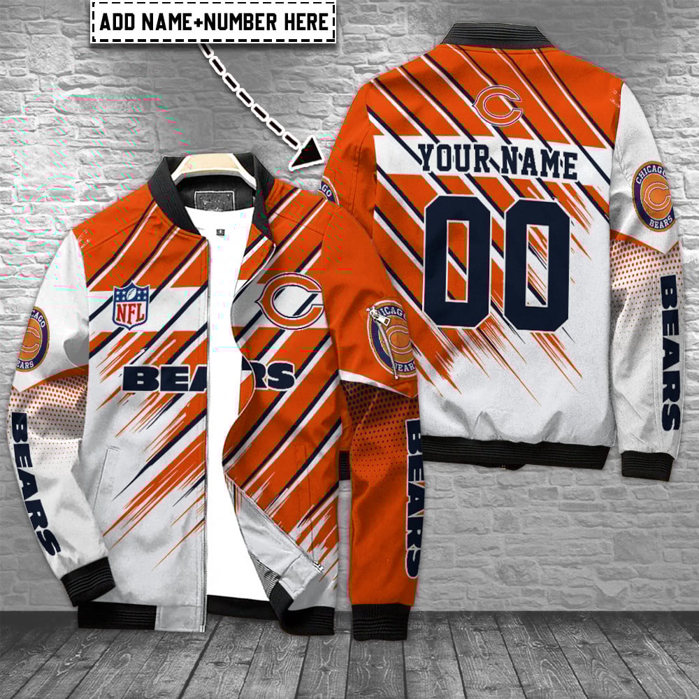 Chicago Bears Personalized Special Bomber Jacket For Sport Fans