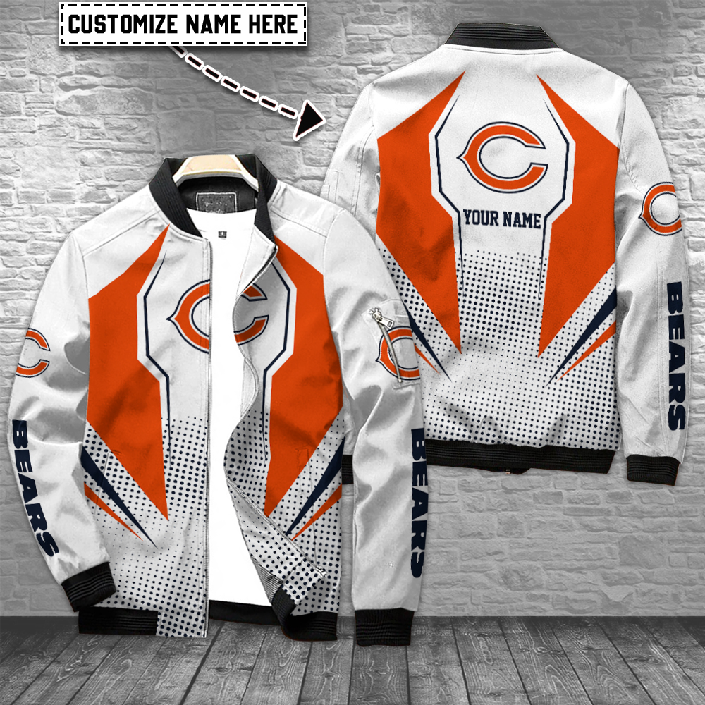 Chicago Bears Personalized Bomber Jacket Best Gift For Men Women In Cold Season
