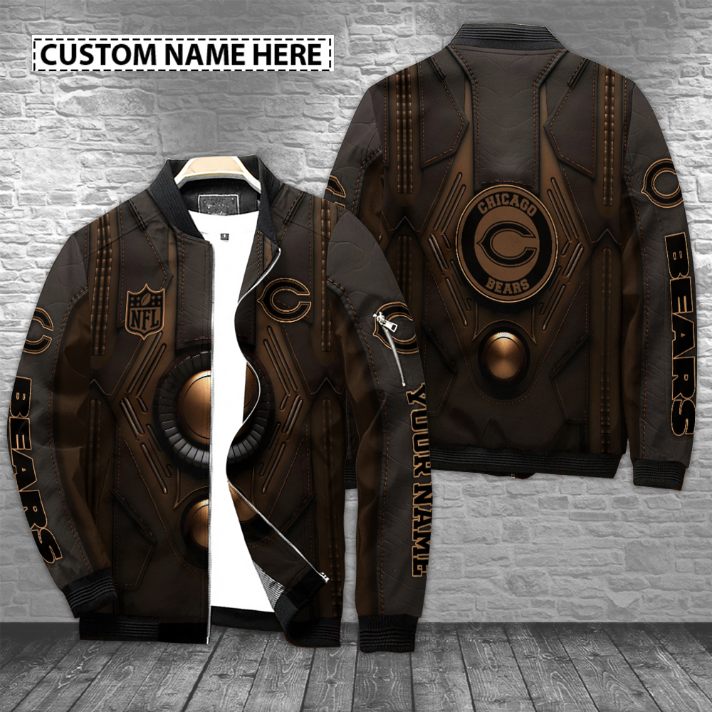 Chicago Bears Personalized Best Bomber Jacket For Cold Weather