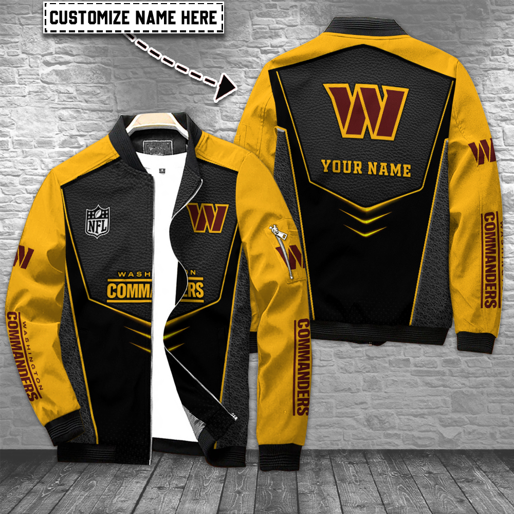 Washington Commanders Personalized Bomber Jacket Best Gift For Men Women In Cold Season