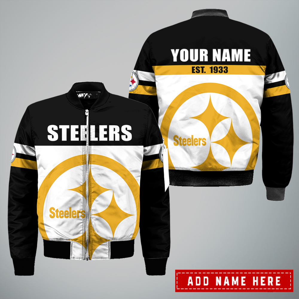Pittsburgh Steelers Personalized Thick Special Bomber Jacket For Sport Fan