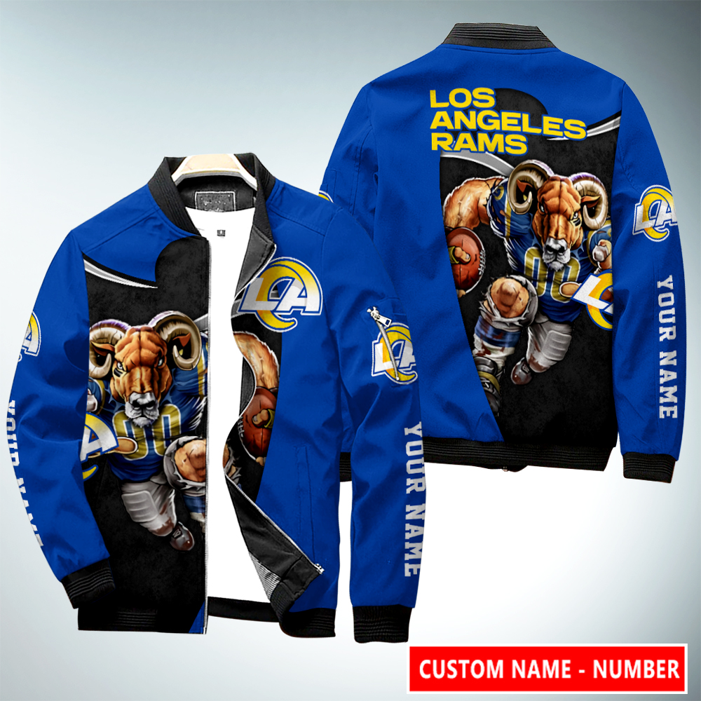 Los Angeles Rams Personalized Special Bomber Jacket For Cold Weather