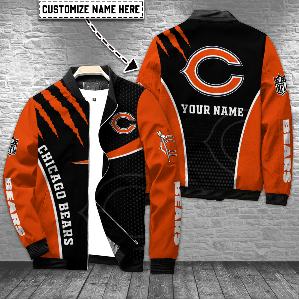 Chicago Bears Personalized Special Bomber Jacket Best Gift For Men Women In Cold Season